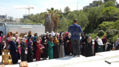  بالصور: مركز حراء بيافا يستقبل وفداً نسائياً من مؤسسة حراء القطرية 